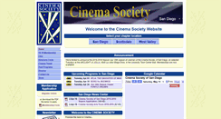 Desktop Screenshot of cinemasociety.com